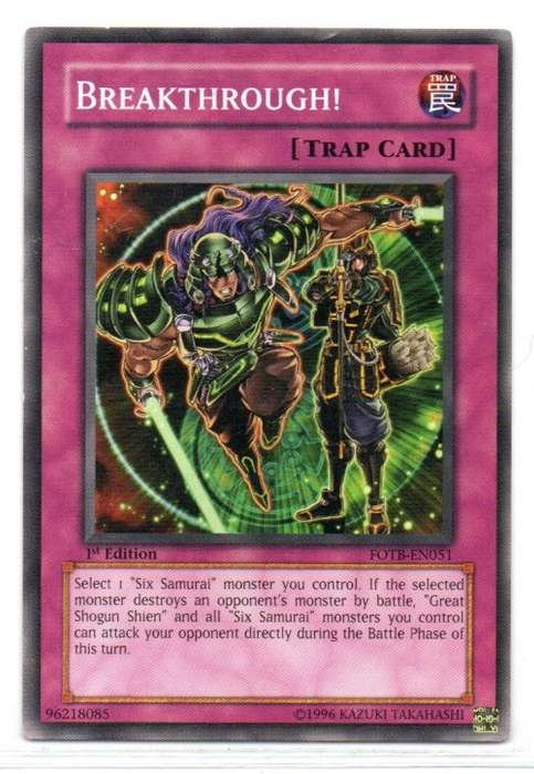 Yu-Gi-Oh! - Breakthrough! - 1st Ed/Common - Flames of Destruction (FLOD-EN051)