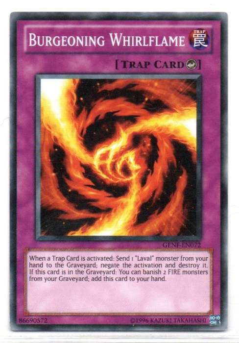 Yu-Gi-Oh! - Burgeoning Whirlflame - Common - Generation Force (GENF-EN072)