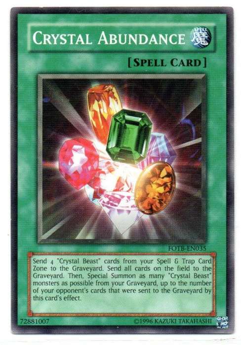 Yu-Gi-Oh! - Crystal Abundance - Common - Force of the Breaker (FOTB-EN035)