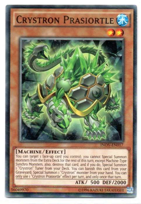 Yu-Gi-Oh! - Crystron Prasiortle - Common - Invasion: Vengeance (INOV-EN017)