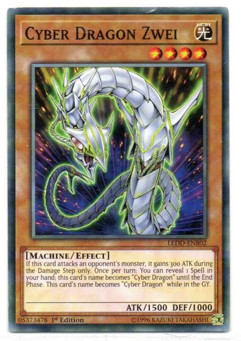 Yu-Gi-Oh! - Cyber Dragon Zwei - 1st Ed/Common - Legendary Dragon Decks (LEDD-ENB02)
