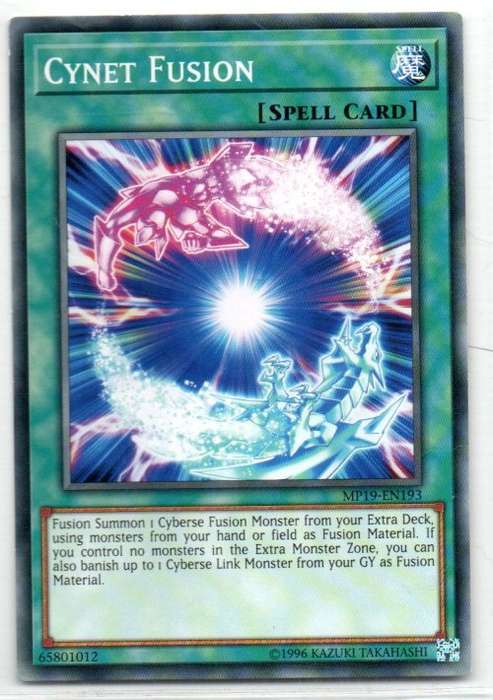 Yu-Gi-Oh! - Cynet Fusion - Common - 2019 Gold Sarcophagus Tin Mega Pack (MP19-EN193)