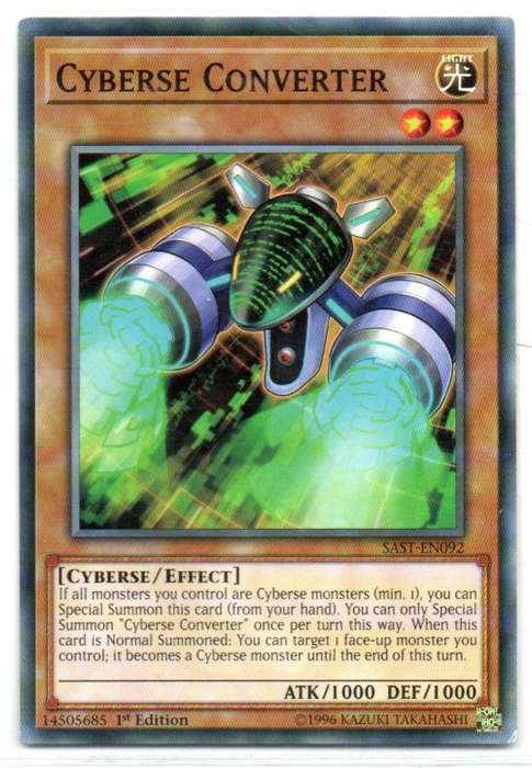 Yu-Gi-Oh! - Cyberse Converter - 1st Ed/Common - Savage Strike (SAST-EN092)