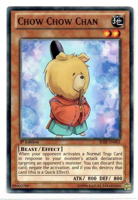 Yu-Gi-Oh! - Chow Chow Chan - 1st Ed/Common - Shadow Specters (SHSP-EN002)