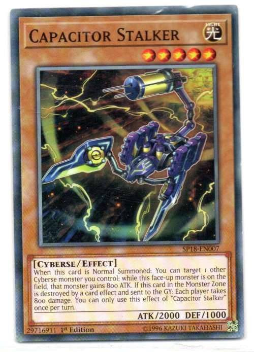 Yu-Gi-Oh! - Capacitor Stalker - 1st Ed/Common - Star Pack VRAINS (SP18- EN007)