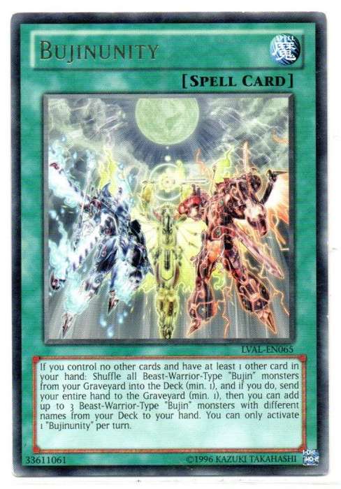 Yu-Gi-Oh! - Bujinunity - Rare - Legacy of the Valiant (LVAL-EN065)