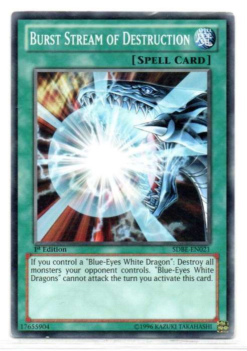 Yu-Gi-Oh! - Burst Stream of Destruction - 1st Ed/Common - Saga of Blue-Eyes White Dragon Structure D