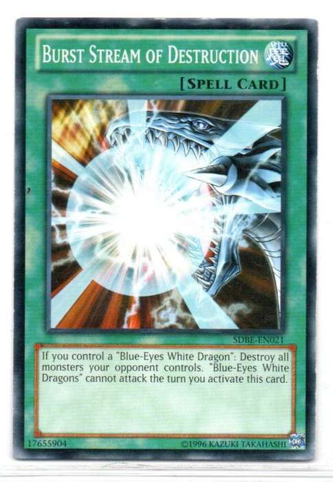 Yu-Gi-Oh! - Burst Stream of Destruction - Common - Saga of Blue-Eyes White Dragon Structure Deck (SD