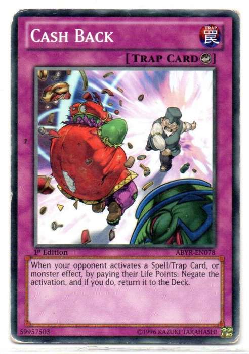 Yu-Gi-Oh! - Cash Back - 1st Ed/Common - Abyss Rising (ABYR-EN078)