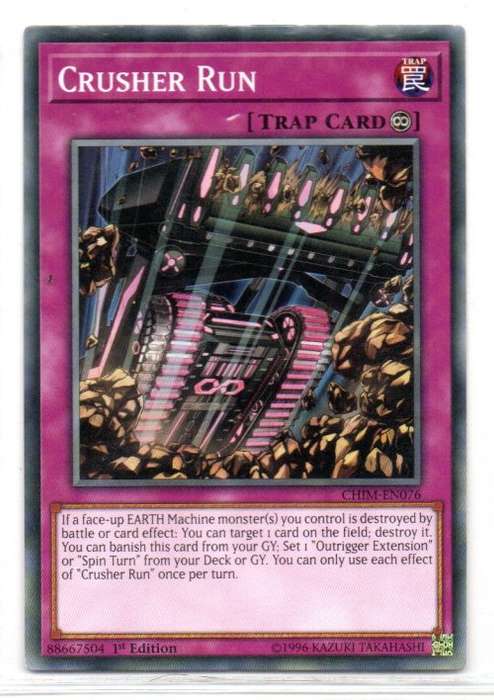 Yu-Gi-Oh! - Crusher Run - 1st Ed/Common - Chaos Impact (CHIM-EN076)