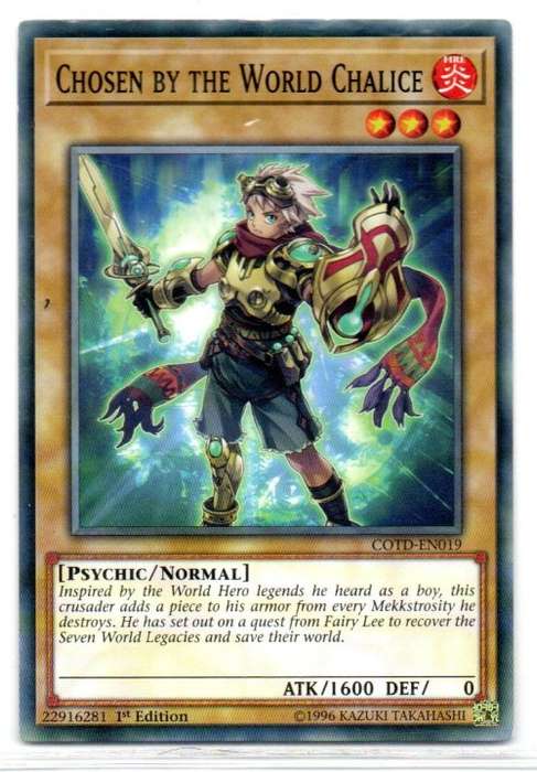 Yu-Gi-Oh! - Chosen By The World Chalice - 1st Ed/Common - Code of the Duelist (COTD-EN019)