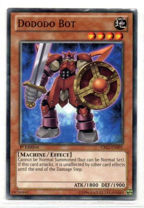 Yu-Gi-Oh! - Dododo Bot - 1st Ed/Common - Cosmo Blazer (CBLZ-EN001)