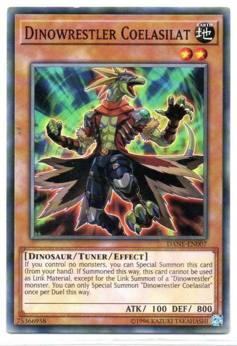 Yu-Gi-Oh! - Dinowrestler Coelasilat - Common - Dark Neostorm (DANE-EN007)