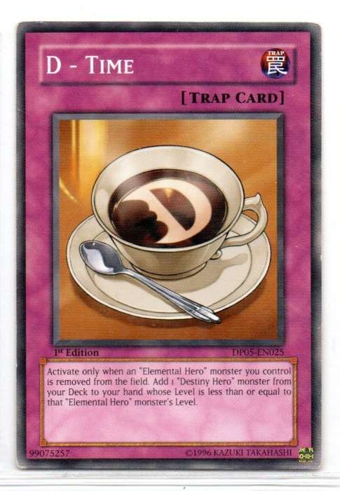Yu-Gi-Oh! - D - Time - 1st Ed/Common - Duelist Pack: Aster Phoenix (DP05-EN025)