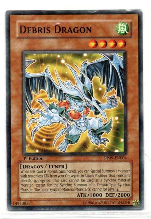Yu-Gi-Oh! - Debris Dragon - 1st Ed/Common - Duelist Pack: Yusei 2 (DP09-EN004)
