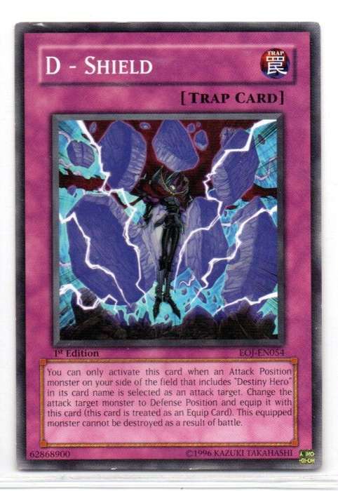 Yu-Gi-Oh! - D-Shield - 1st Ed/Common - Enemy of Justice (EOJ-EN054)