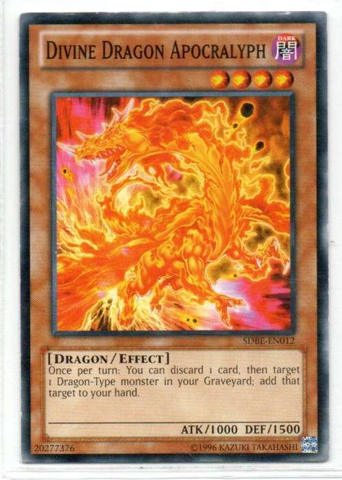 Yu-Gi-Oh! - Divine Dragon Apocralyph - Common - Saga of Blue-Eyes White Dragon Structure Deck (SDBE-