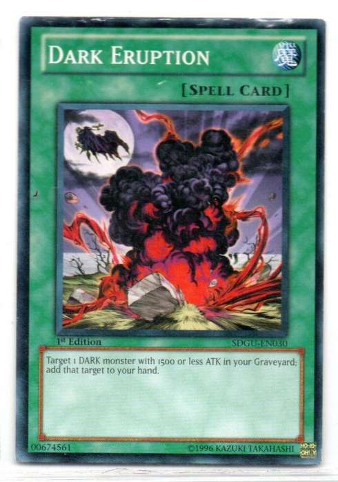 Yu-Gi-Oh! - Dark Eruption - 1st Ed/Common - Gates of the Underworld Structure Deck (SDGU-EN030)