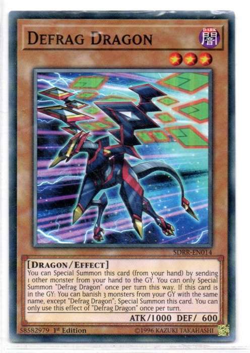 Yu-Gi-Oh! - Defrag Dragon - 1st Ed/Common - Structure Deck: Roket Revolt (SDRR-EN014)