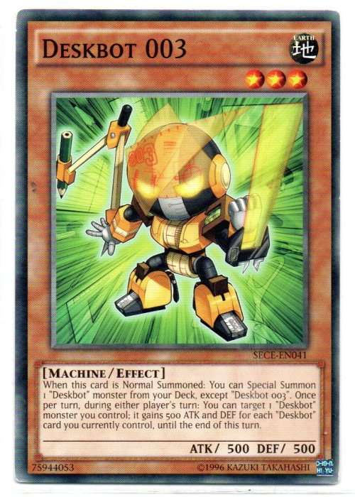 Yu-Gi-Oh! - Deskbot 003 - Common - Secrets of Eternity (SECE-EN041)