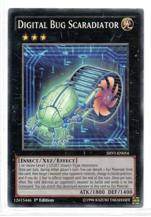 Yu-Gi-Oh! - Digital Bug Scaradiator - 1st Ed/Common - Shining Victories (SHVI-EN054)