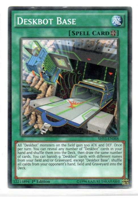 Yu-Gi-Oh! - Deskbot Base - 1st Ed/Common - Shining Victories (SHVI-EN068)