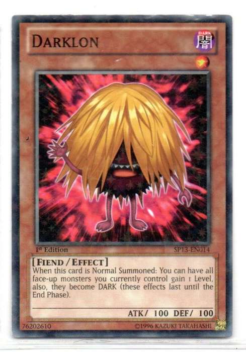 Yu-Gi-Oh! - Darklon - 1st Ed/Common - Star Pack 2013 (SP13-EN014)