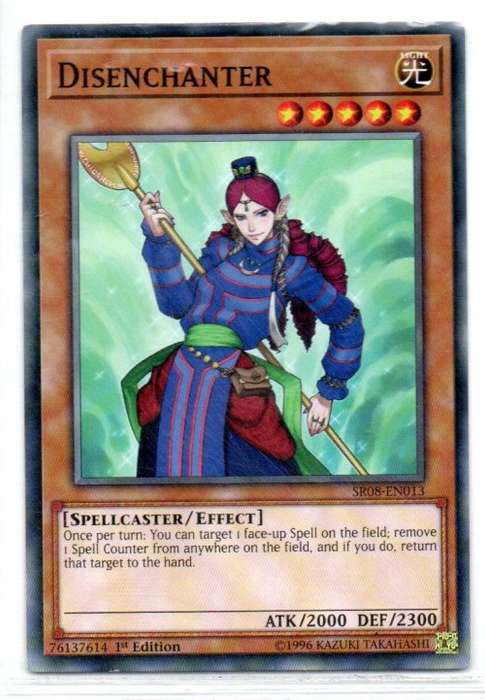 Yu-Gi-Oh! - Disenchanter - 1st Ed/Common - Structure deck: Order of the Spellcasters (SR08- EN013)