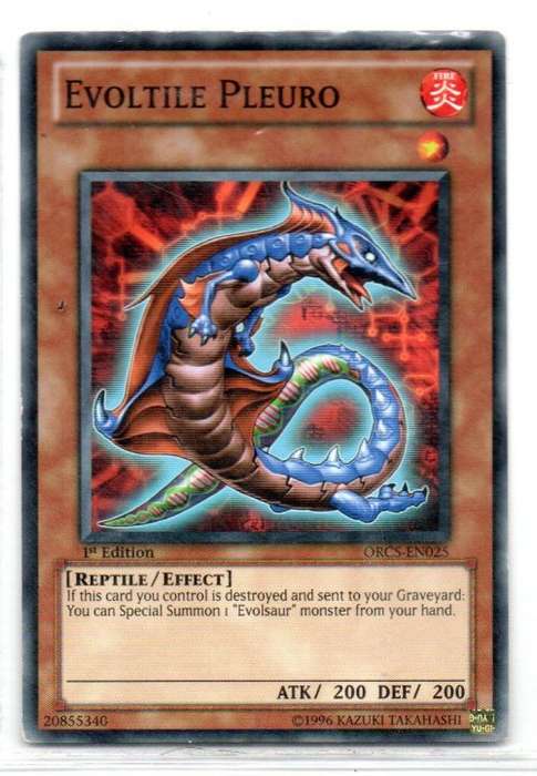 Yu-Gi-Oh! - Evoltile Pleuro - 1st Ed/Common - Order of Chaos (ORCS-EN025)