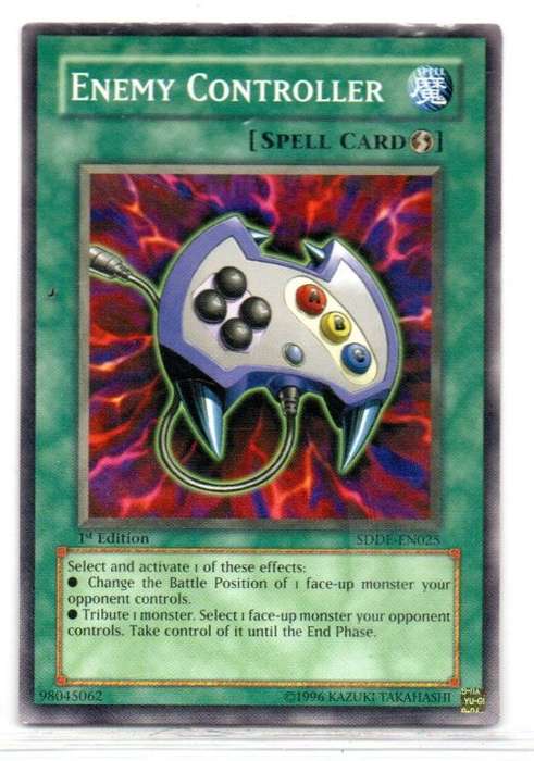 Yu-Gi-Oh! - Enemy Controller - 1st Ed/Common - The Dark Emperor Structure Deck (SDDE-EN025)