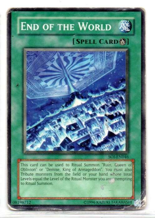 Yu-Gi-Oh! - End of the World - Common - Shadow of Infinity (SOI-EN046)