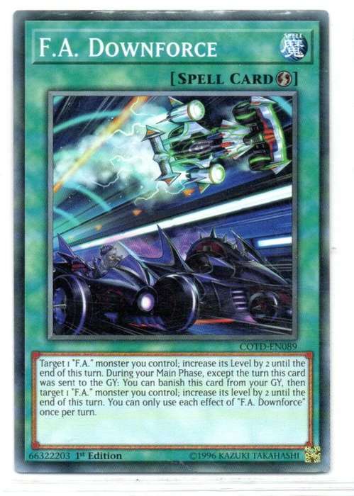 Yu-Gi-Oh! - F.A. Downforce - 1st Ed/Common - Code of the Duelist (COTD-EN089)