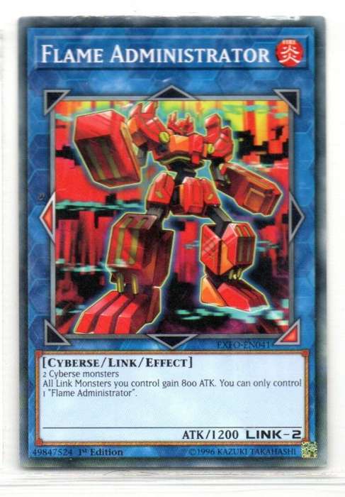 Yu-Gi-Oh! - Flame Administrator - 1st Ed/Common - Extreme Force (EXFO-EN041)