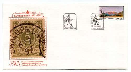 1982 South-West Africa National Stamp Exhibition Commemorative Cover