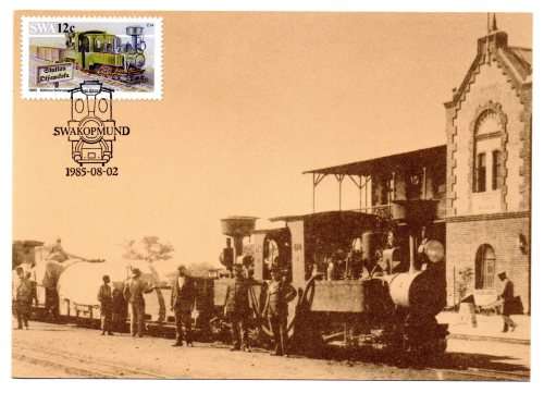 1985 South-West Africa Narrow-Gauge Locomotives Postcard Set #22 - 25 Set
