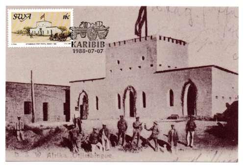 1988 South-West Africa Centenary of Postal Service in SWA Postcard #70 - 73 Set