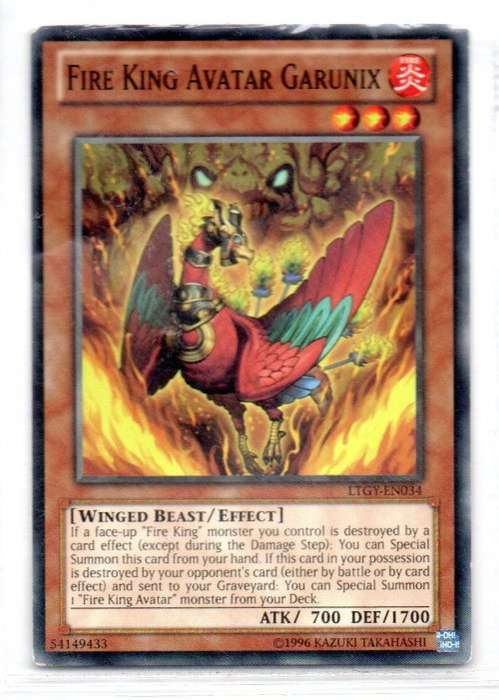 Yu-Gi-Oh! - Fire King Avatar Garunix - Common - Lord of the Tachyon Galaxy (LTGY-EN034)