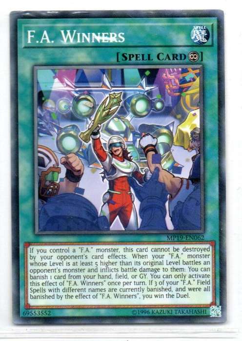 Yu-Gi-Oh! - F.A. Winners - Common - 2019 Gold Sarcophagus Tin mega Pack (MP19-EN062)