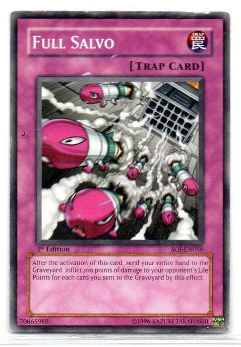 Yu-Gi-Oh! - Full Salvo - 1st Ed/Common - Shadow of Infinity (SOI-EN056)