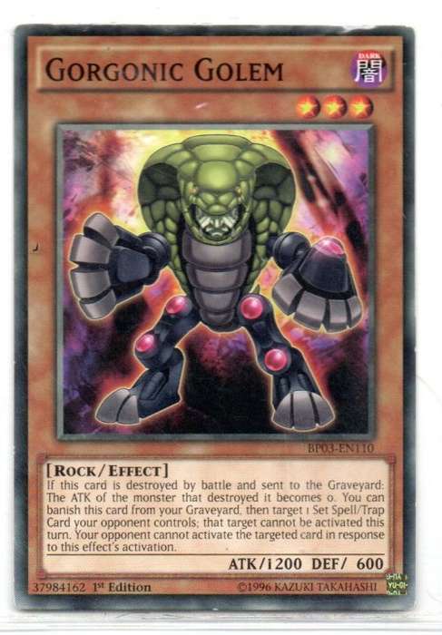 Yu-Gi-Oh! - Gorgonic Golem - 1st Ed/Common - Battle Pack 3: Monster League (BP03-EN110)