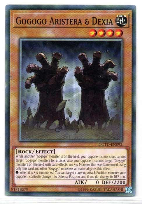 Yu-Gi-Oh! - Gogogo Aristera & Dexia - Common - Code of the Duelist (COTD-EN092)