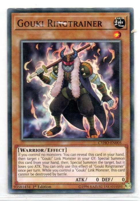 Yu-Gi-Oh! - Gouki Ringtrainer - 1st Ed/Common - Cybernetic Horizon (CYHO-EN005)