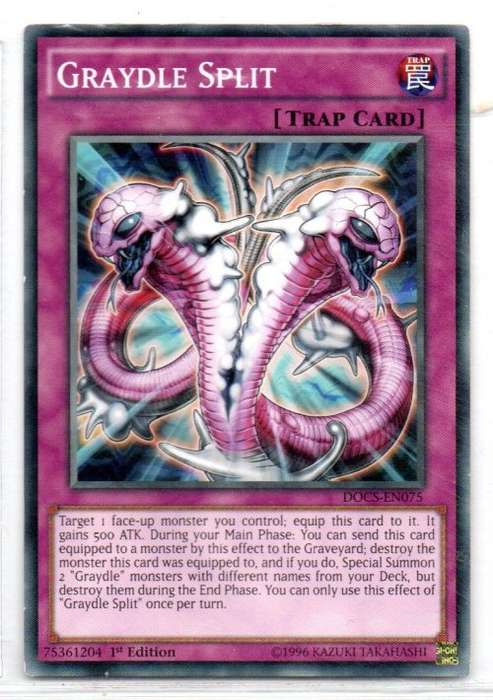 Yu-Gi-Oh! - Graydle Split - 1st Ed/Common - Dimension of Chaos (DOCS-EN075)