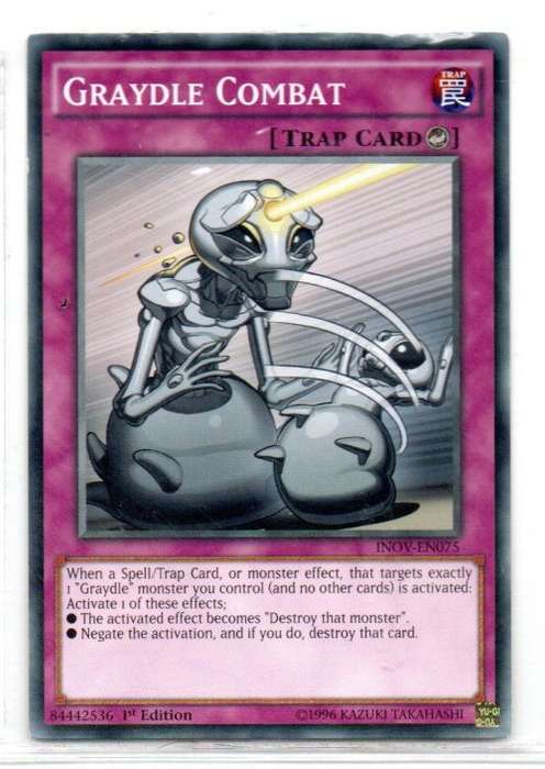 Yu-Gi-Oh! - Graydle Combat - 1st Ed/Common - Invasion: Vengeance (INOV-EN075)