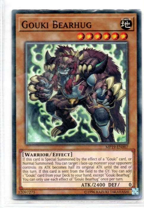 Yu-Gi-Oh! - Gouki Bearhug - Common - 2019 Gold Sarcophagus Tin Mega Pack (MP19-EN007)