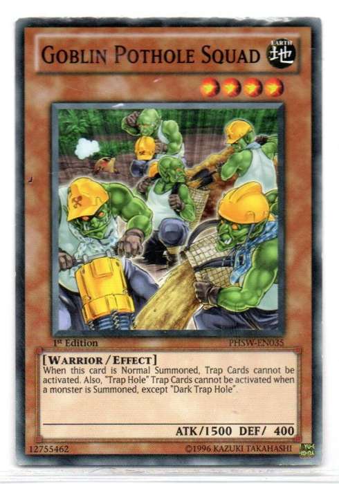 Yu-Gi-Oh! - Goblin Pothole Squad - 1st Ed/Common - Photon Shockwave (PSHW-EN035)