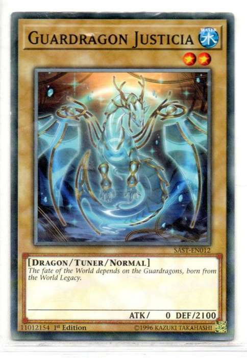 Yu-Gi-Oh! - Guardragon Justicia - 1st Ed/ Common - Savage Strike (SAST-EN012)
