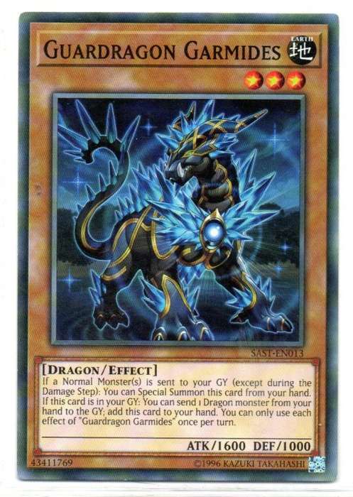 Yu-Gi-Oh! - Guardragon Garmides - Common - Savage Strike (SAST-EN013)
