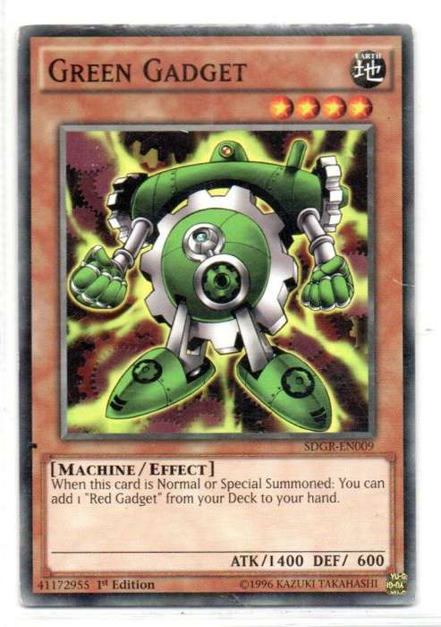 Yu-Gi-Oh! - Green Gadget - 1st Ed/Common - Structure Deck: Geargia Rampage (SDGR-EN009)