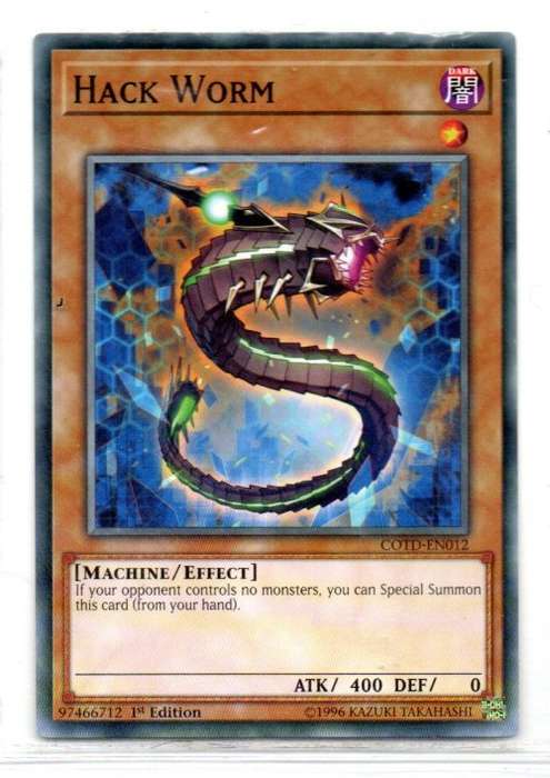 Yu-Gi-Oh! - Hack Worm - 1st Ed/Common - Code of the Duelist (COTD-EN012)